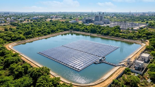 Maximizing Urban Space: How Delhi is utilizing its existing water bodies for large-scale floating solar farms to help meet green energy goals
